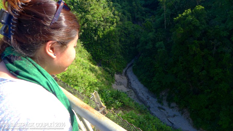 It's a long way down.